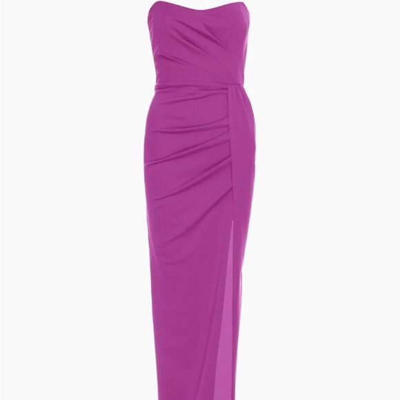 Katie May Pamela Strapless Gown XL Electric Plum GWAC0427 NWT $375 - Picture 6 of 7